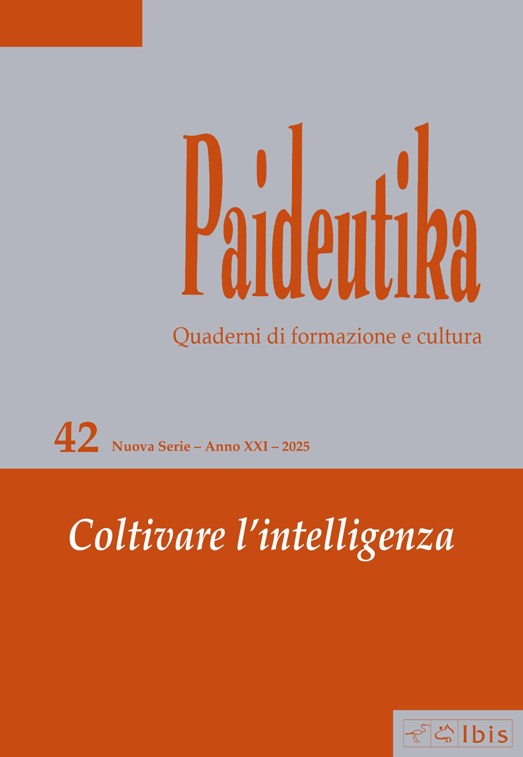 					Visualizza N. 42 (2025): Coltivare l’intelligenza
				